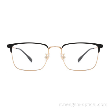 Telaio di occhiali per occhiali da più venduti uomini ottici di occhiali di titanio